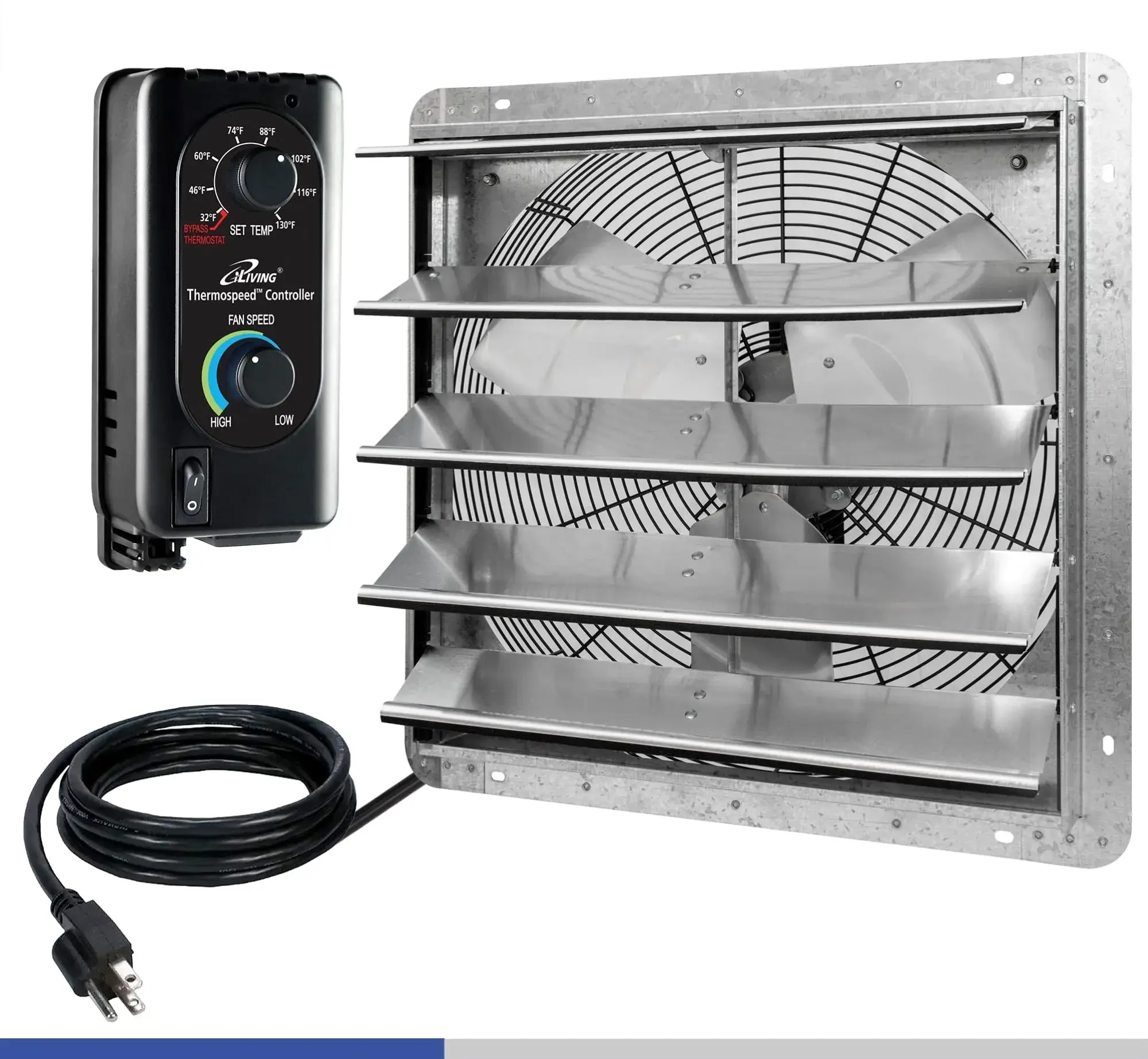 iLIVING window exhaust fan image 2